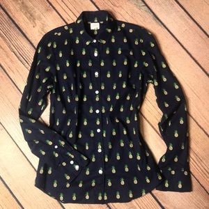 J Crew Pineapple button down